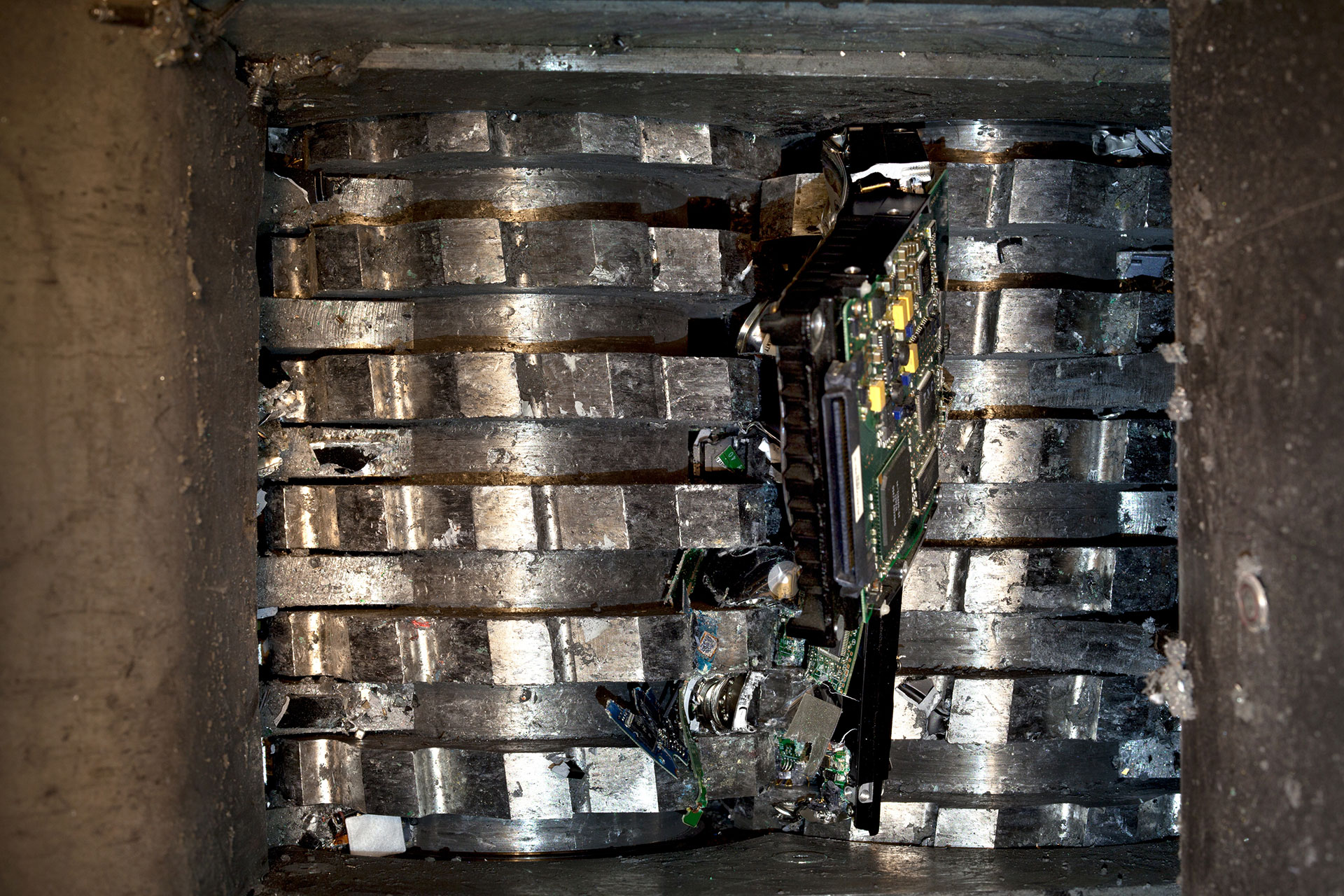 Hard drive destruction