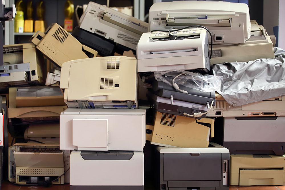 Recycle unwanted office equipment