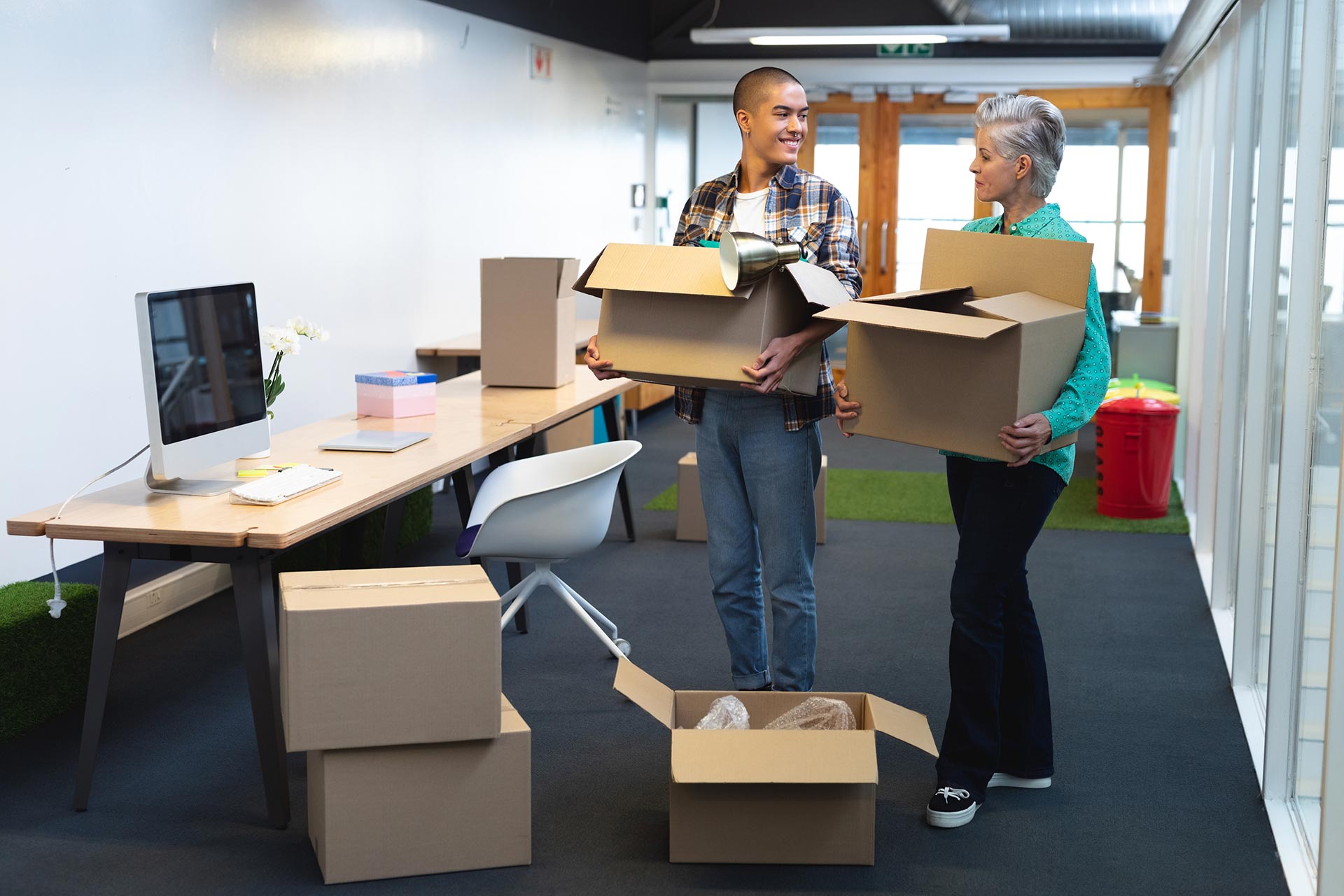 Office move recycling services