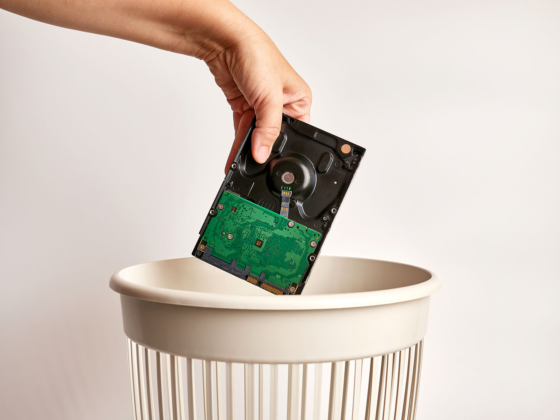 Hard drive recycling